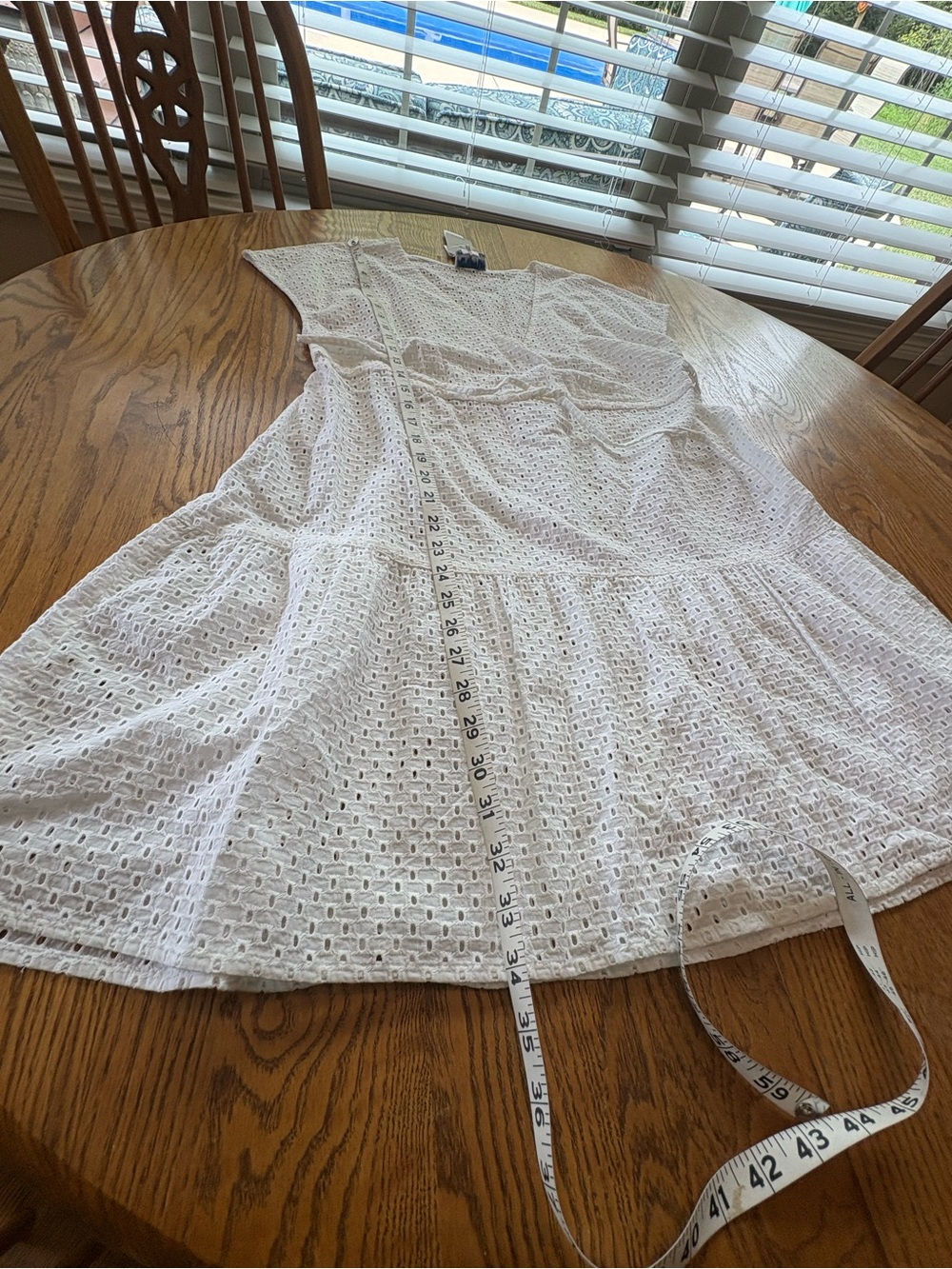 NWT Tommy Bahama Eyelet Cove V-neck Short Dress Swimsuit Cover Up White S - Picture 9 of 9